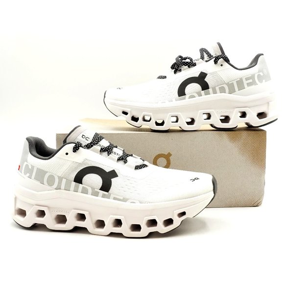 On Running Shoes - New in Box Women's On Running Cloudmonster Shoes in All White Size 8